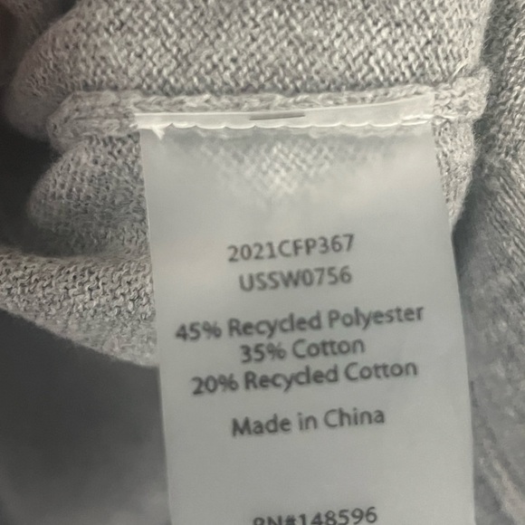 Universal Standard Gray and Black Crewneck Sweater - Picture 4 of 5